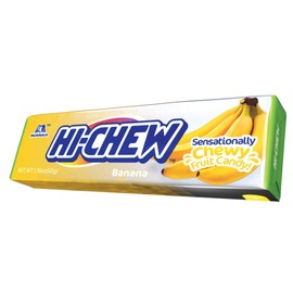 Hi-Chew Sensationally Chewy Japanese Fruit Candy, Banana, 1.76 Ounce (Pack of 10)