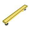EXF Offset Linear Shower Drain 18 Inch Brushed Gold with