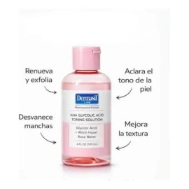 Dermasil Aha Glycolic Acid Toning Solution Ácido Glicólico