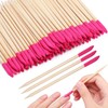 Noverlife 100Pcs Cuticle Crystal Sticks, Double End Matchsticks Detailing Stick,Sanding