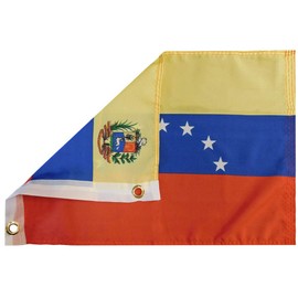 Trade Winds 12x18 Venezuela 7 Star 100D Woven Poly Nylon Flag 12"x18" Banner Grommets Heavy Duty (RUF)