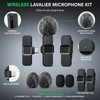 Wireless Lavalier Microphone for Video Recording - Compact Clip-On Audio