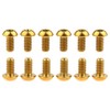 Wanyifa 12 tornillos de titanio Ti Torx M5 x 10