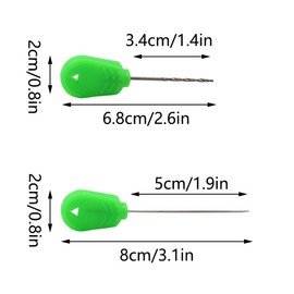 TopHomer Multipurpose Fishing Knot Tying Tools Kit Baiting Drill Lure Rigging Needle Hook Fishing Line Puller Fly Tying Equipment for Every Fishingman (Set A)