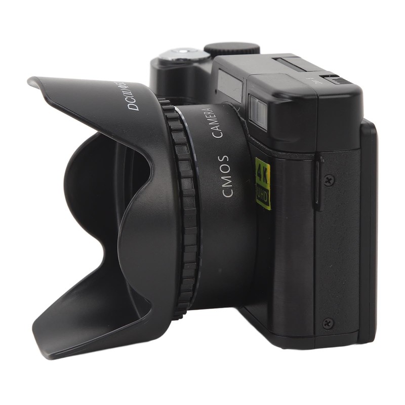 48MP 4K HD Digital Camera, 3-Inch Flip Screen With Auto