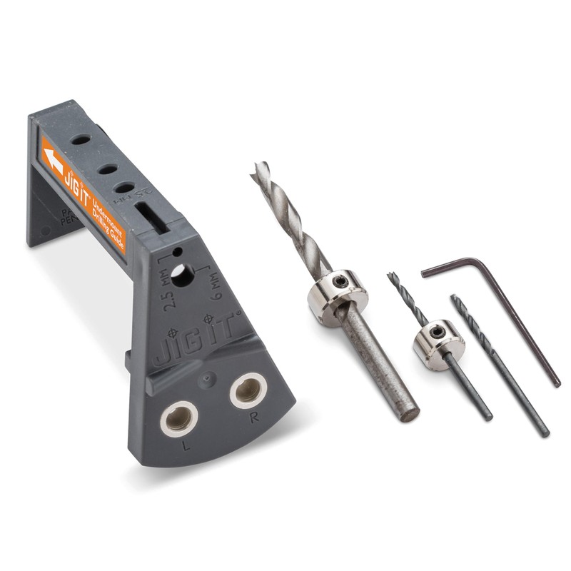 JIG IT Undermount Drilling Guide - Durable ABS Plastic Drill