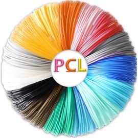 Yungden 3D Pen Filament PCL, 20 Colours, 3D Printing Filament 1.75 mm, 3D Pen Colours, Total 100 M, 3D Pen Refills for Filapen 3D Pens (3D Pen Not Included)