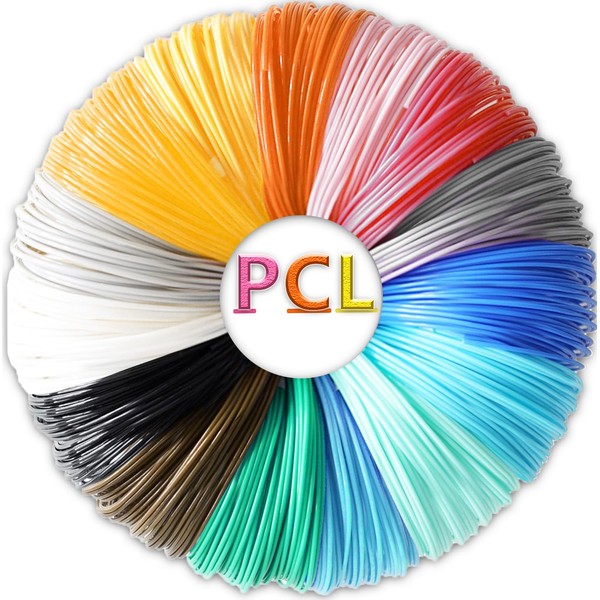 Yungden 3D Pen Filament PCL, 20 Colours, 3D Printing Filament