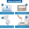 Reli. Toilet Seat Covers (1250 Pcs, 5 Packs of 250)