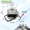 YZF18-25 Condenser Fan Motor 120V 60Hz 1550rpm 18/70W 1.01A AC