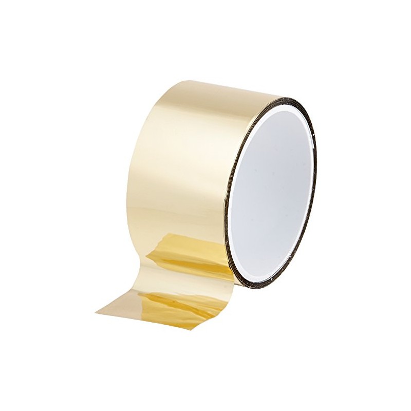 TapeCase Metalized Polyester Film Tape 1.5" x 72yds - Gold