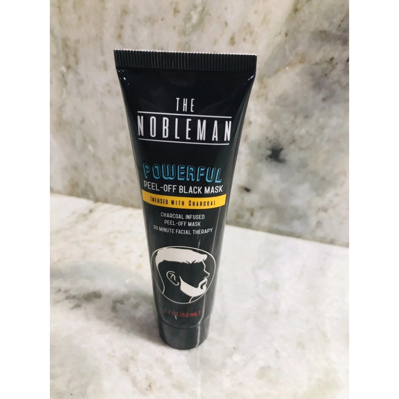 The Nobleman Charcoal Infused Peel Off Black Mask 2oz/60ml-Power