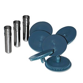 Swingline Replacement Punch Heads for Swingline Punch #A7074650 High Capacity Heavy Duty Punch, 9/32 Inch, 1 Set of 3 Punch Heads, 6 Cutting Discs, A7074872