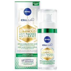 NIVEA Luminous 630 Marques Post-Acne Serum (1 x 30 ml), Anti-Brown Spot Serum, Face Care for Women with Blemishes