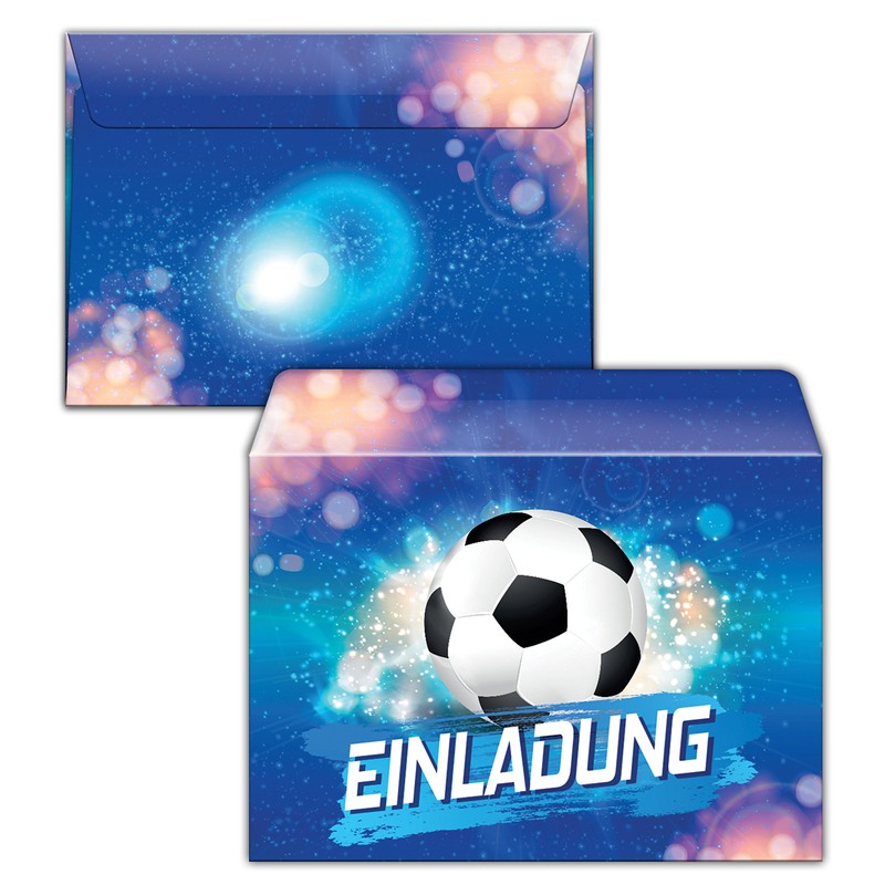 Set of 12 Invitation Cards, Envelopes, Bags, Stickers Children's Birthday