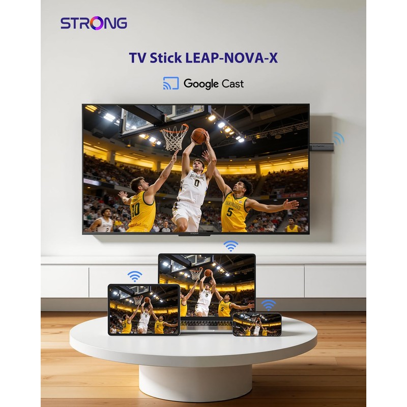 STRONG LEAP-NOVA-X TV Stick 4K UHD, Android 14, 32GB Memoria