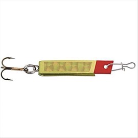 Luhr Jensen Super Duper Spoon, Brass/Gold Prism-Lite, 1 1/4-Inch