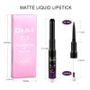 evpct 3Pcs Dark Black Green Purple Matte Lip Liner and