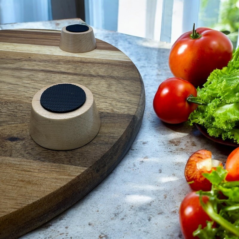 Maple Wood Cutting Board Feet Kit - Wood cutting board