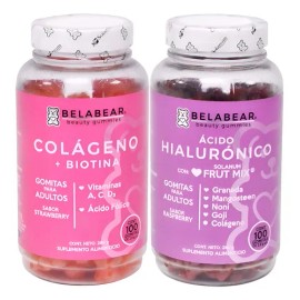 Solanum Belabear Acido Hialuronico+ Cólageno 100 Pz C/u Mix De Frutas