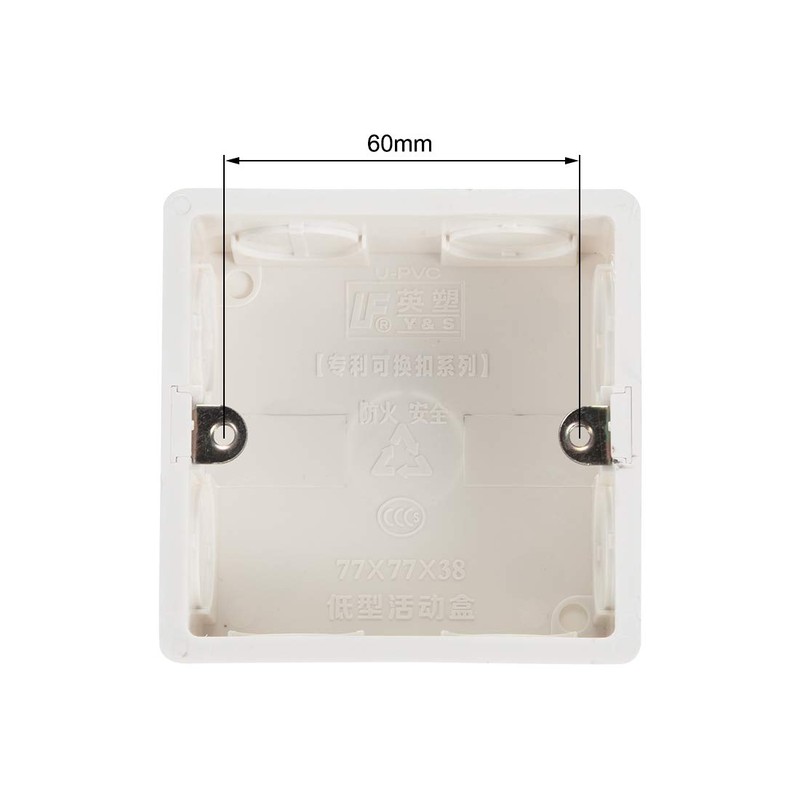 uxcell® Wall Switch Box Electrical Outlet Flush Mount 86 Type