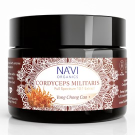 Full Spectrum Cordyceps Militaris Fruiting Body Extract Powder - Superior Extract (70g)