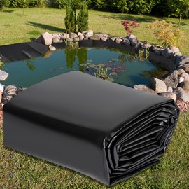 Toriexon Pond Liners 20 x 20 Feet, Easy Cutting LDPE Pond Liner 20 Mil, High Preformed Koi Pond Liner for Ponds, Streams, Fountains and Garden Waterfall