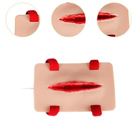 Colcolo Wound Simulation Model,Trauma Model Sturdy Skin Color Medical Education Simulated Wound Skin Module Wound Care Practice Set