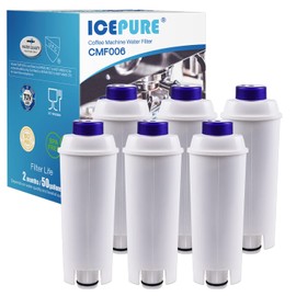 ICEPURE Coffee Filters Compatible with Delonghi DLSC002, SER3017 & 5513292811 Pack of 6