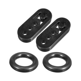 A ABSOPRO Universal Car 4 Holes Silencer Exhaust Bracket 60 mm O Ring Pack of 4
