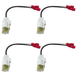 Upgrade Version 4X Front Rear Door Speaker Wire Harness Connector Plug for 2004-2017 Chrysler Town and Country