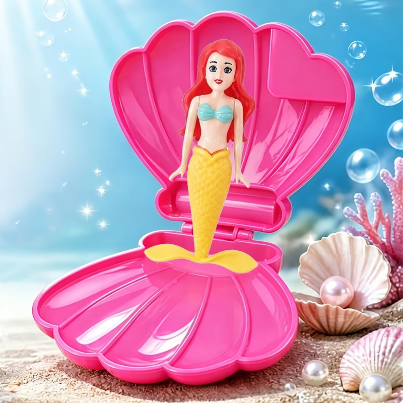 JOINBO 2 Pack Mermaid Pool Diving Toys with Shell Case