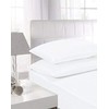 NIYS Luxury Bedding Flat 100% Egyptian Cotton Flat Sheet (White,