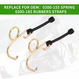 WIKIBB Latch Hood Pins for Kitty Cat Arctic Cat Snowmobile Hood Hold Downs Kit 0300-155 / 0300-185