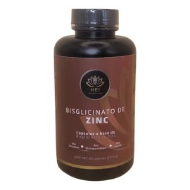 Zinc Bisglicinato Hei 30 Mg | Alta Absorción | 60 Cápsulas