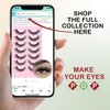 FARRED Cat Eye Lashes Natural Eyelashes Short Wispy Lash Strips