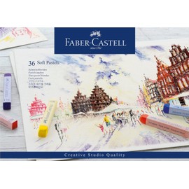 Faber-Castell Studio Quality 128336 Soft Pastel Crayons Set of 36 in Case