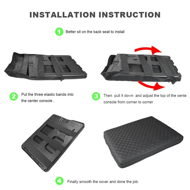 DEYTOP Center Console Cover for Nissan Titan 2004-2024 Accessories Armrest