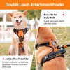 PoyPet No Pull Dog Harness with Neck Release Buckle, Reflective