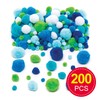 Baker Ross AW363 Ocean Colours Pom Value Pack of 200)