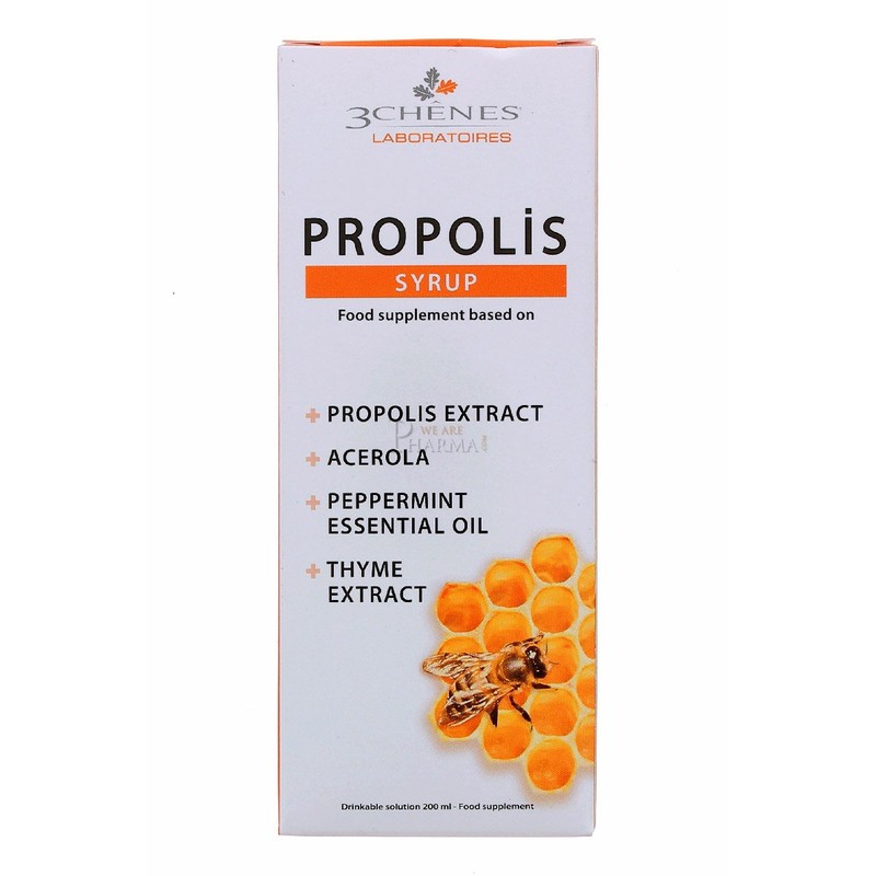 3 Chênes Propolis Syrup Respiratory Tract Well Being & Protection