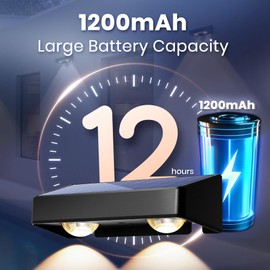 AUDERWIN Solar Fence Lights Outdoor, Solar Wall Lights 9 Fixed Colors ＆ Color Changing Solares Powered Deck Light for Outsides Backyard Porch Patio Railing House Decor, IP65 Waterproof (6 Pack)