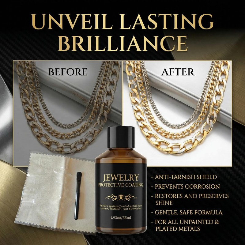 GENLEXON 55ml Jewelry Protective Coating & Sealant – Long-Lasting Tarnish