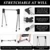 Hengrongshen Portable Clothes Rack, Foldable, Extendable Clothes Rail, Retractable, Travel