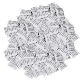 Eylkeup 100 Bags Silica Gel Bags Silica Gel Bags Bags with Desiccant Desiccant Small Bags Silica Gel Bags Remove Moisture, Steam, Mould, Odours, Dehumidifiers