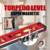 KATA Torpedo Leveler Tool Magnetic: 9 Inch Shockproof Small Spirit