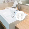 uxcell Sink Trim Overflow Cover, 3Pcs Sink Overflow Rings Bathroom
