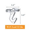 NACETURE 25 Pack Clear Drop Ceiling Hooks Classroom Decorations -