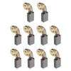 sourcing map 10pcs Carbon Brush 18mm x 11mm x 7mm