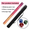 Pittera Mahjong mat for Table/31.5inch/American Mahjong Table Cloth with Rules